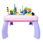 Set de 150 de Piese Multicolore, Medii, pentru Construit, Roz fotografia produsului View 2 S