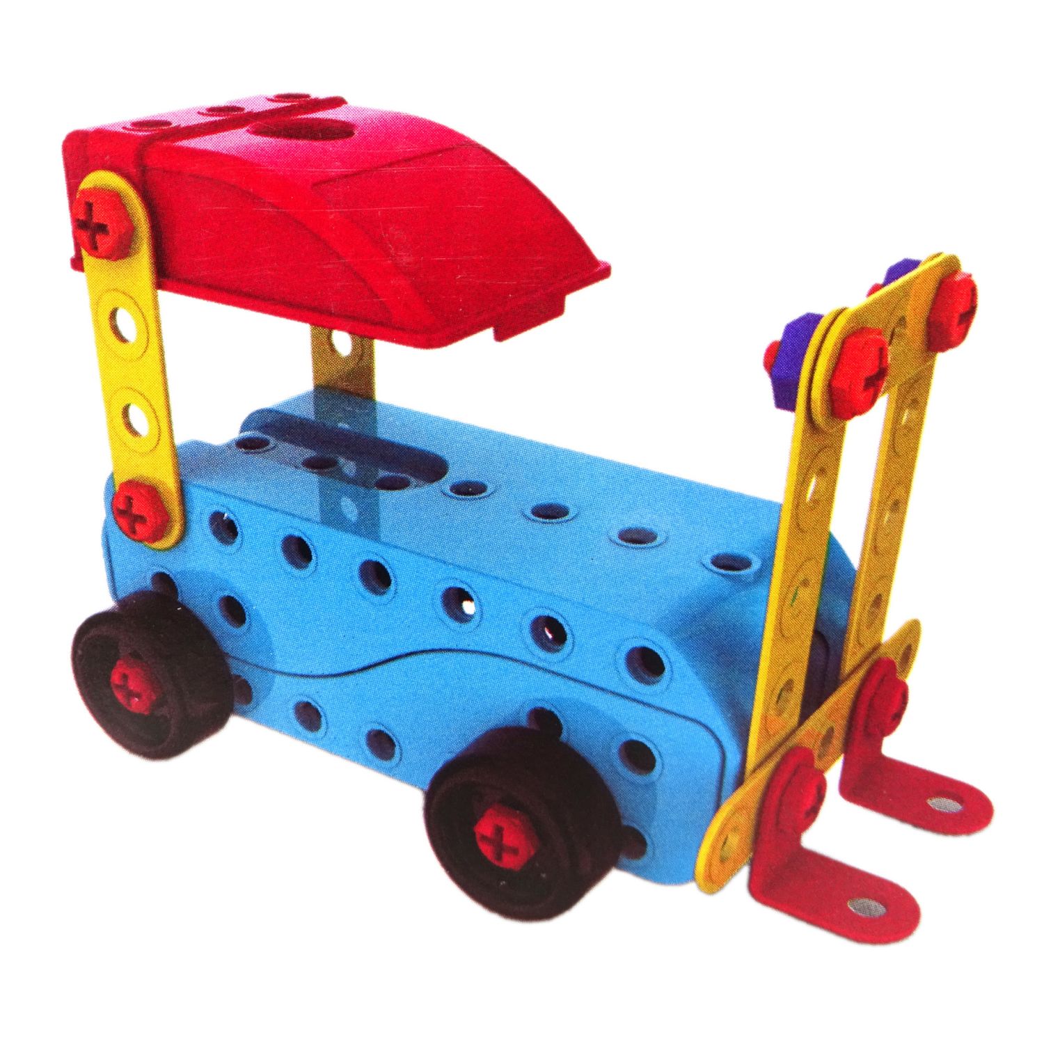 Set de Constructie Multifunctional Salamandra Kids&reg;, Creativ si Educativ, 300 de Piese Incluse, Bormasina fotografia produsului View 9 L
