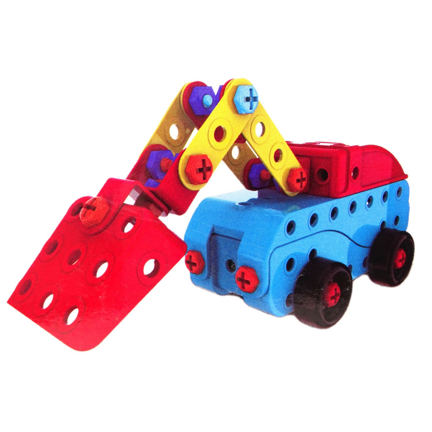 Set de Constructie Multifunctional Salamandra Kids&reg;, Creativ si Educativ, 300 de Piese Incluse, Bormasina fotografia produsului View 7 L