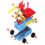 Set de Constructie Multifunctional Salamandra Kids&reg;, Creativ si Educativ, 300 de Piese Incluse, Bormasina fotografia produsului View 4 S