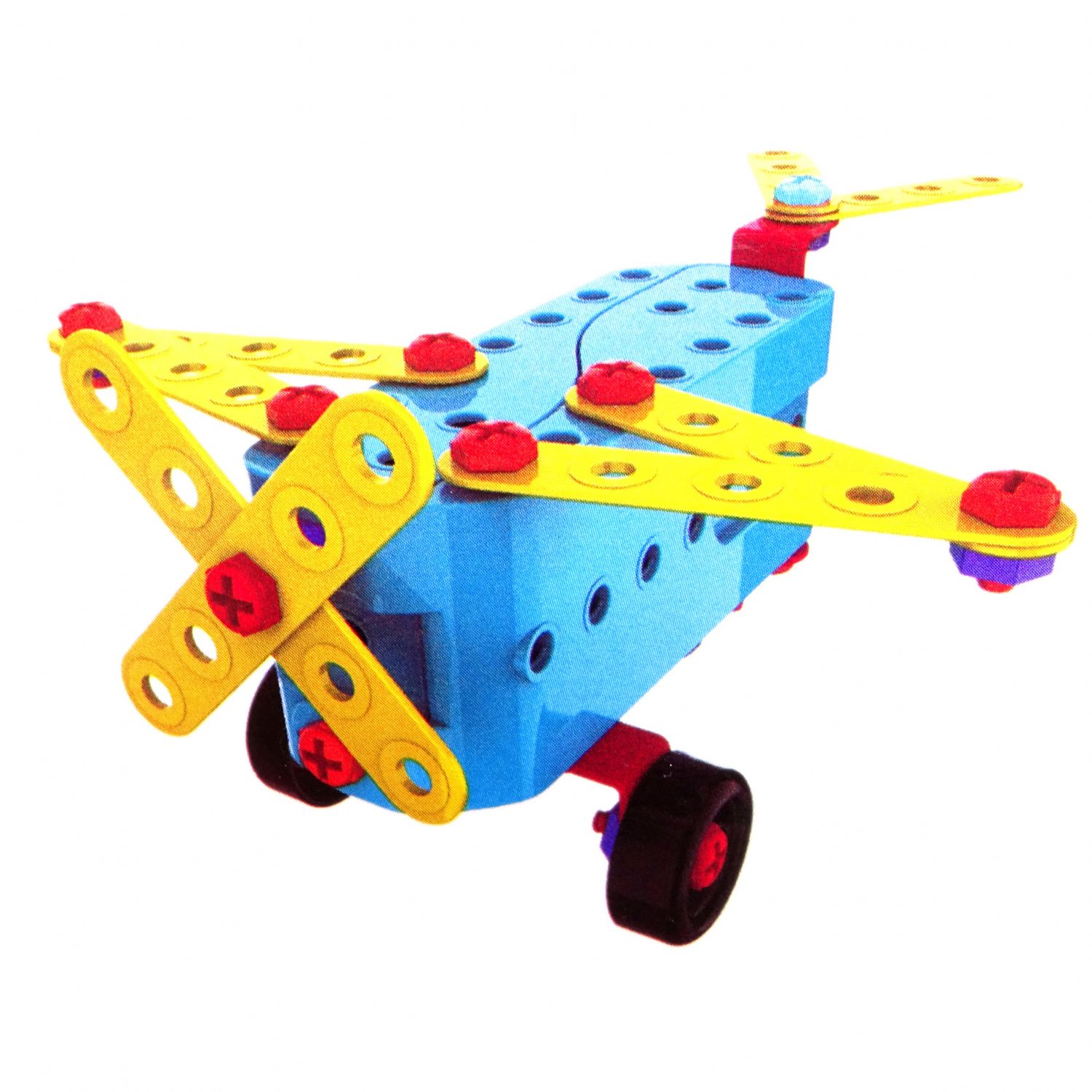 Set de Constructie Multifunctional Salamandra Kids&reg;, Creativ si Educativ, 300 de Piese Incluse, Bormasina fotografia produsului View 6 L
