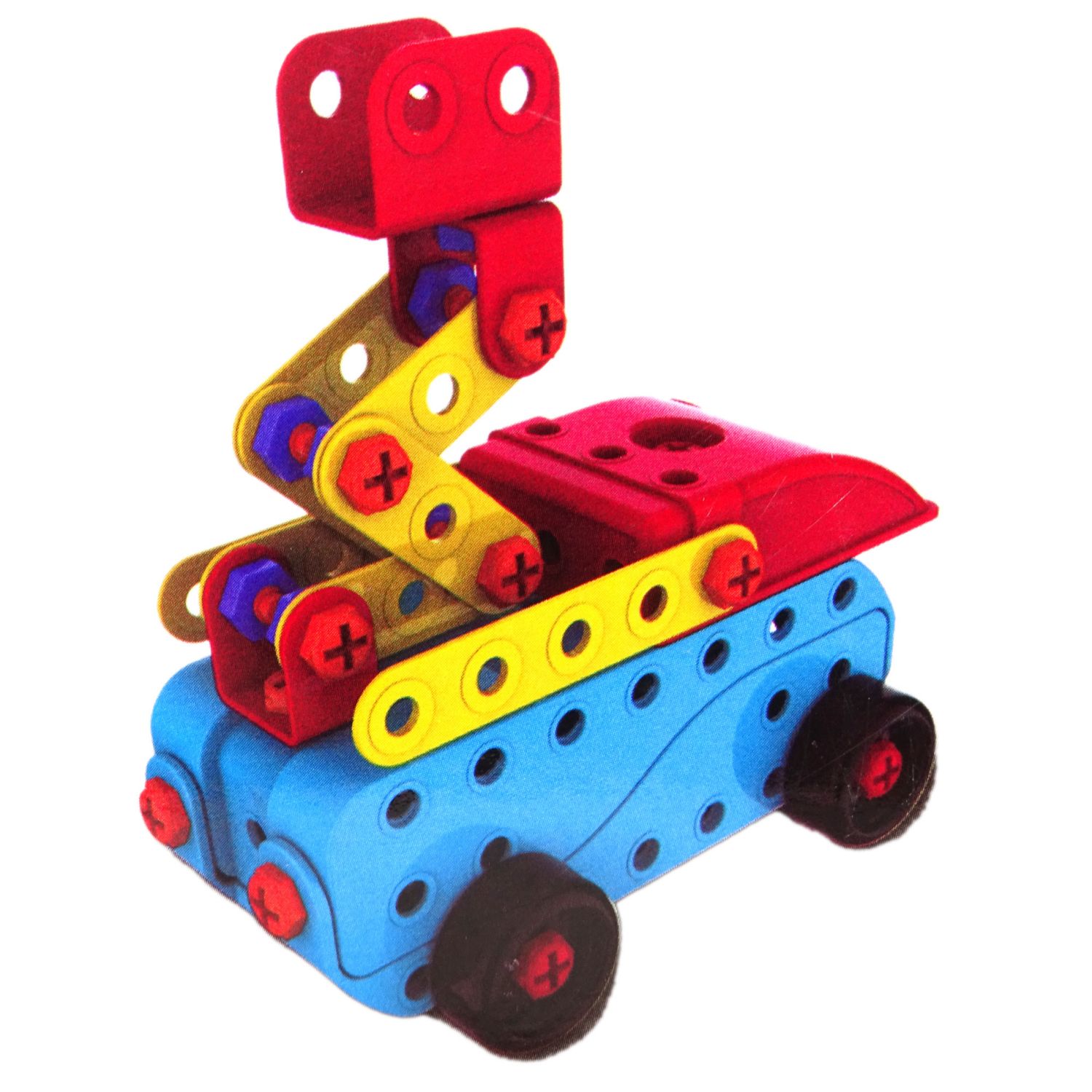 Set de Constructie Multifunctional Salamandra Kids&reg;, Creativ si Educativ, 300 de Piese Incluse, Bormasina fotografia produsului View 8 L