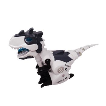 Dinozaur Robot, Tyrannosaurus Rex cu telecomanda, Alb