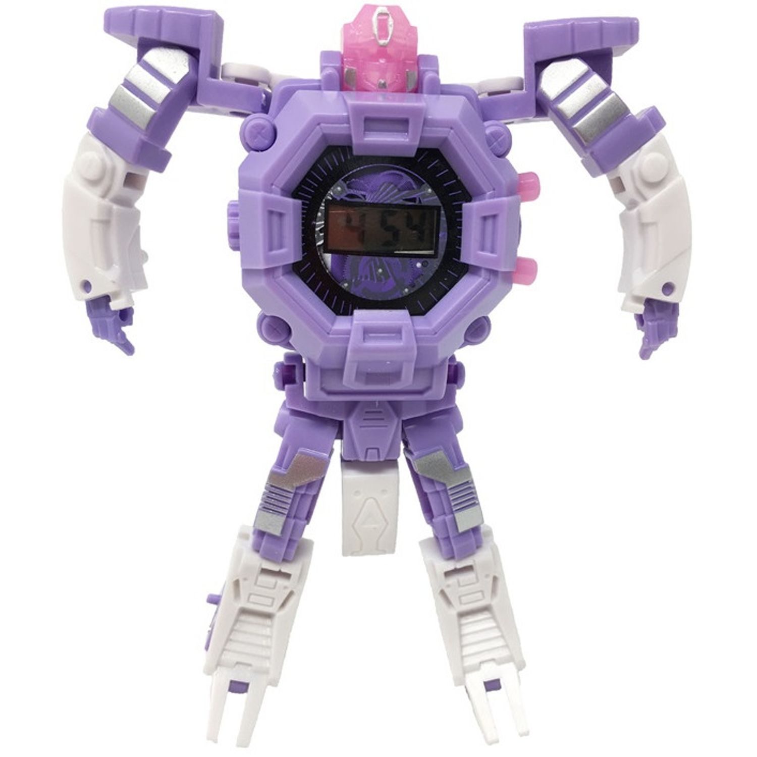 Ceas de mana electronic Robot 2in1, mov fotografia produsului