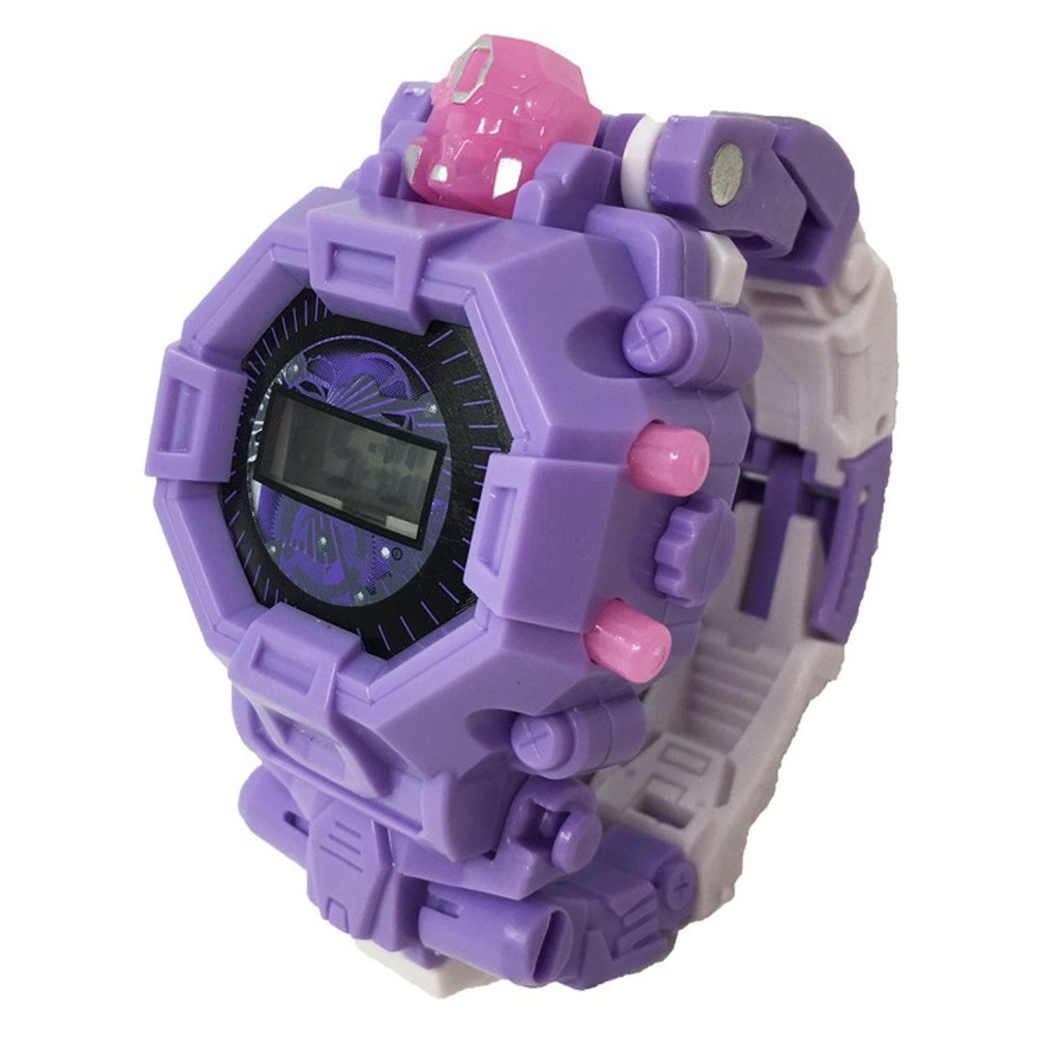 Ceas de mana electronic Robot 2in1, mov fotografia produsului View 5 L
