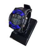 Ceas sport pentru copii cu led, Negru/Albastru fotografia produsului View 2 S
