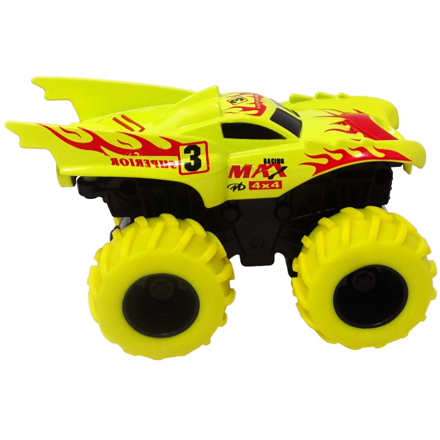 Masinuta Diecast, metalica, Galben/Rosu fotografia produsului View 2 L