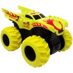 Masinuta Diecast, metalica, Galben/Rosu fotografia produsului