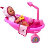 Set papusa Bathtime TUTU cu Cada si 6 Accesorii, Roz fotografia produsului View 2 S