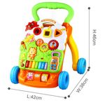 Centru de Activitati Multifunctional si Interactiv, Transformabil in Antemergator, Panou detasabil, Multicolor fotografia produsului View 4 S