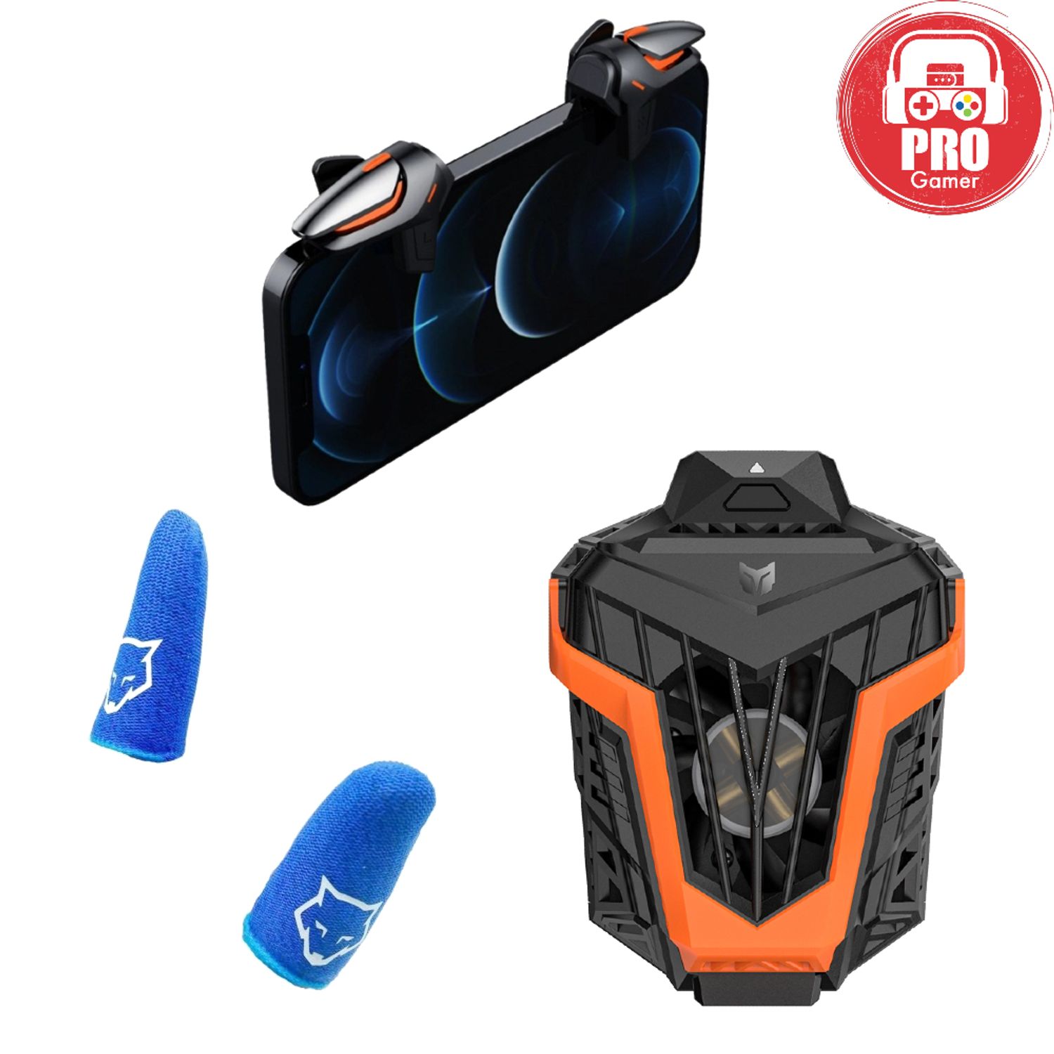 Pachet ProGamer PRO 1 x Cooler racite telefon model BIGBIG WON  + 1 set x Triggere gaming model JS 27 Pachet ProGamer PRO 1 x Cooler racite telefon model BIGBIG WON+ 1 set x Triggere gaming model JS 27 fotografia produsului View 2 L