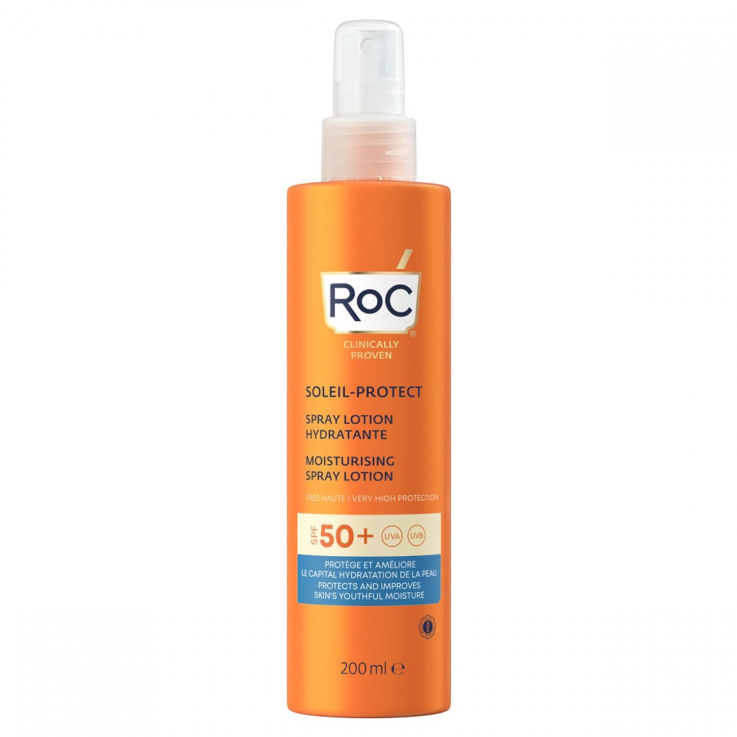 Loțiune protecție solară SPF50, Soleil Protect Moisture Lotion Spf50, Roc, 200ml fotografia produsului