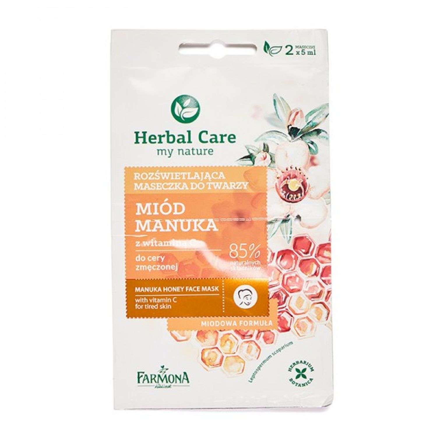 Mască de față Miere Manuka, herbal Care, 2x5ml fotografia produsului View 2 L