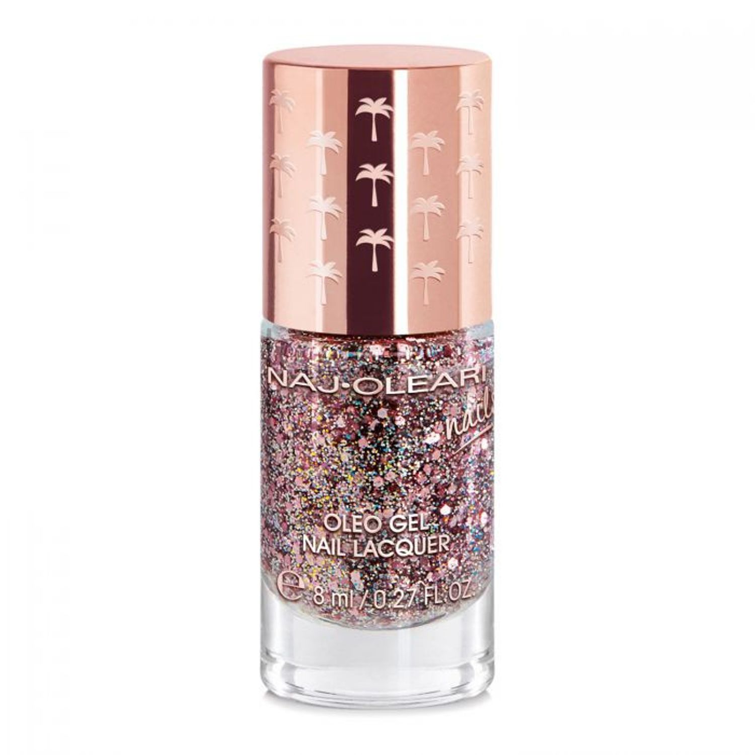 Ojă 30 Pink Glitter, Oleo Gel Nail Lacquer, 8ml fotografia produsului
