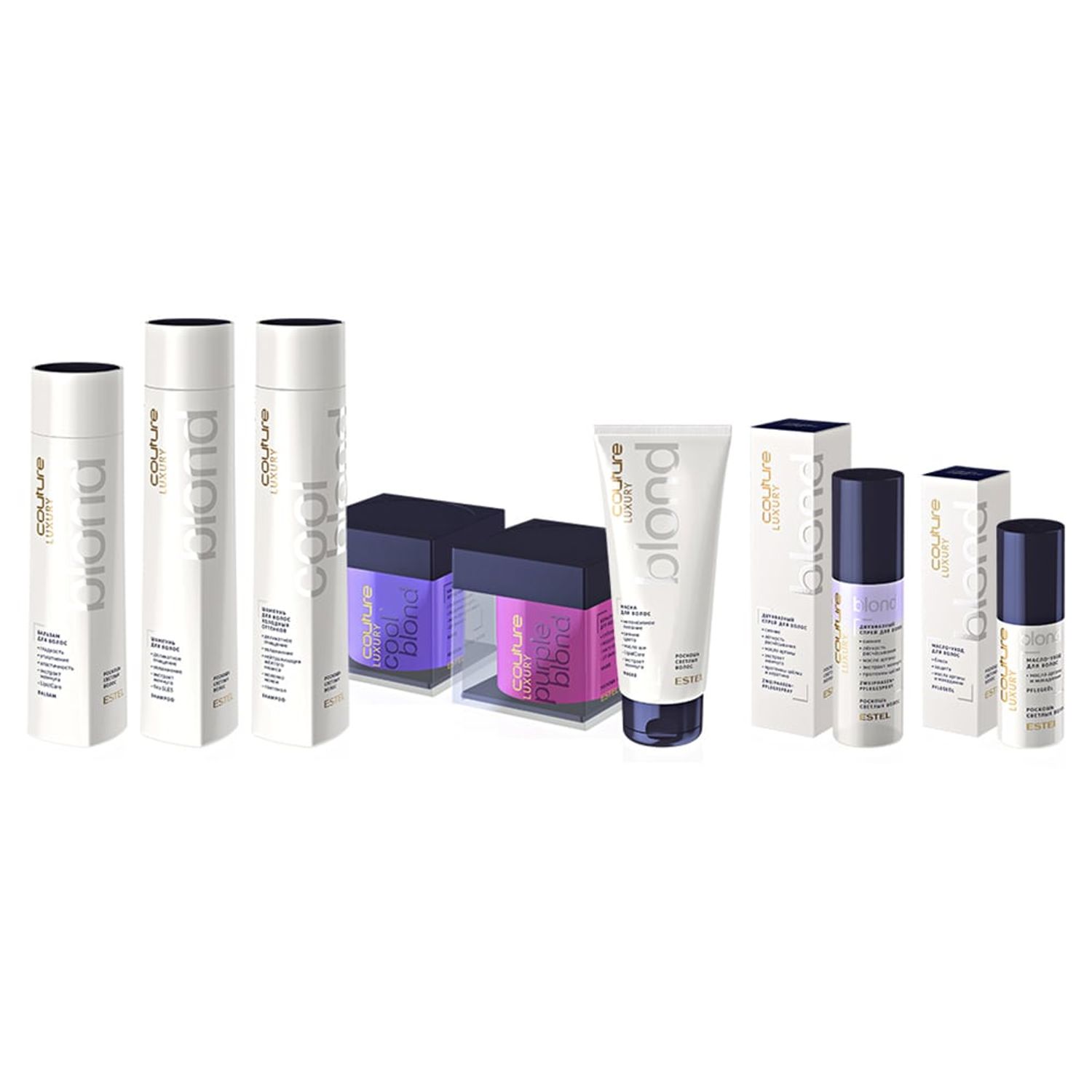 Sampon pentru par LUXURY BLOND ESTEL HAUTE COUTURE, 300 ml fotografia produsului View 3 L