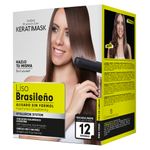 Set 4&icirc;n1, tratament brazilian de &icirc;ndreptare păr, Be Natural fotografia produsului