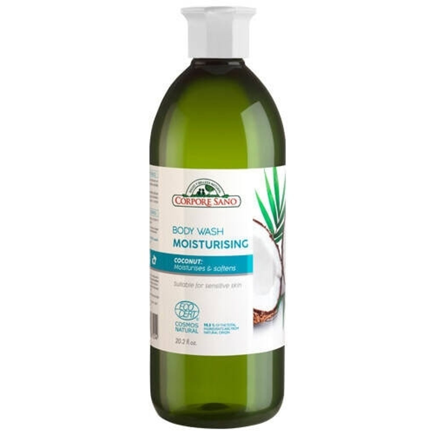 Gel de dus hidratant cu cocos, Corpore Sano, 600 ml fotografia produsului