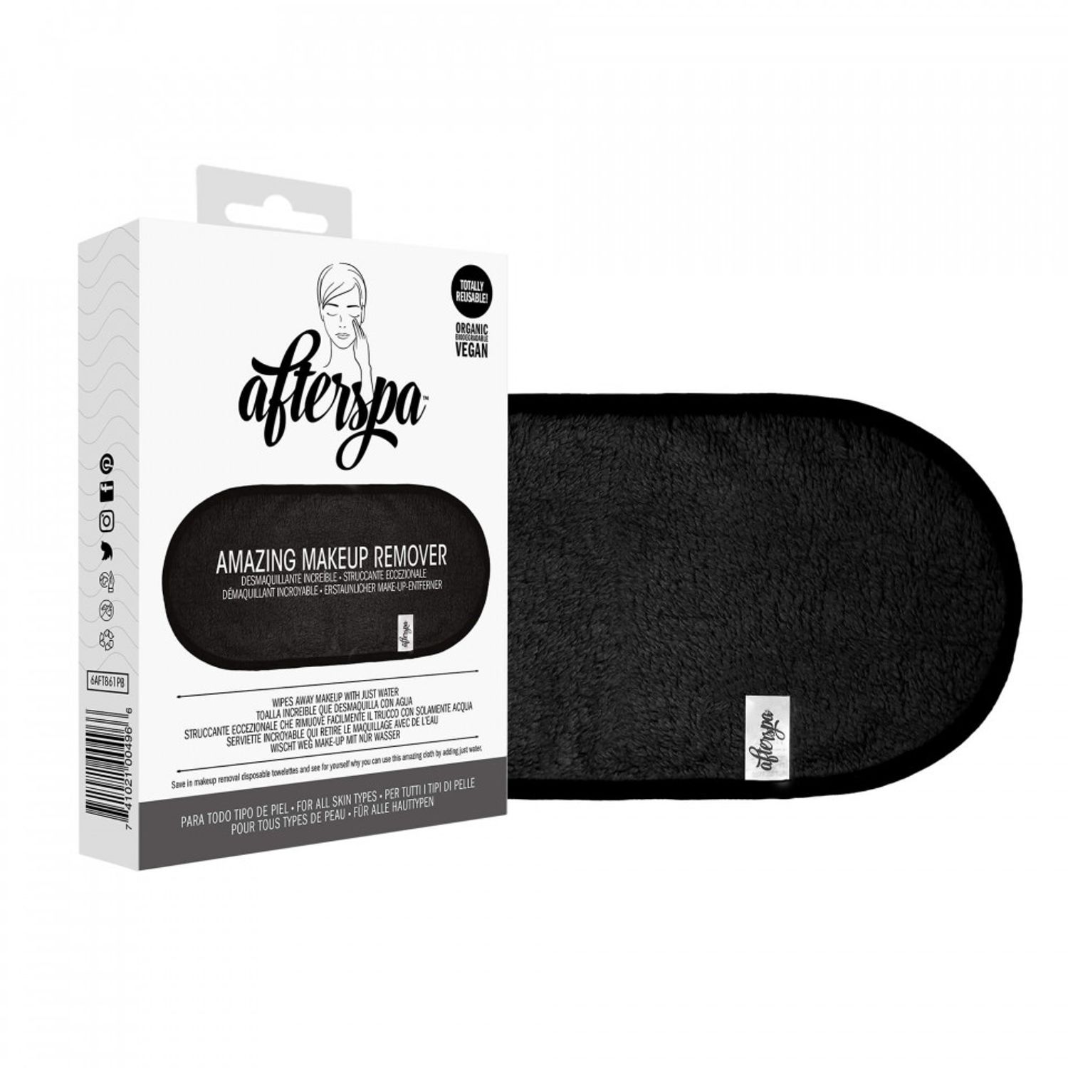 Magic Makeup remover, Negru, Afterspa, 1buc fotografia produsului