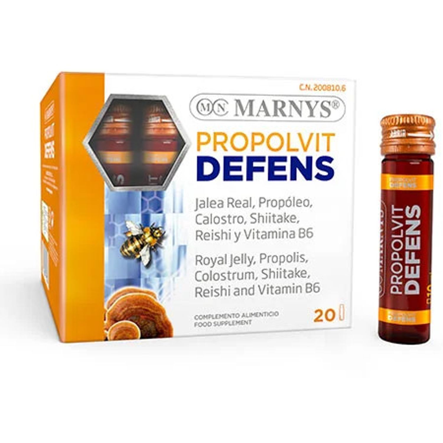 Propolvit Defens, 20 fiole X 10ml, Marnys fotografia produsului