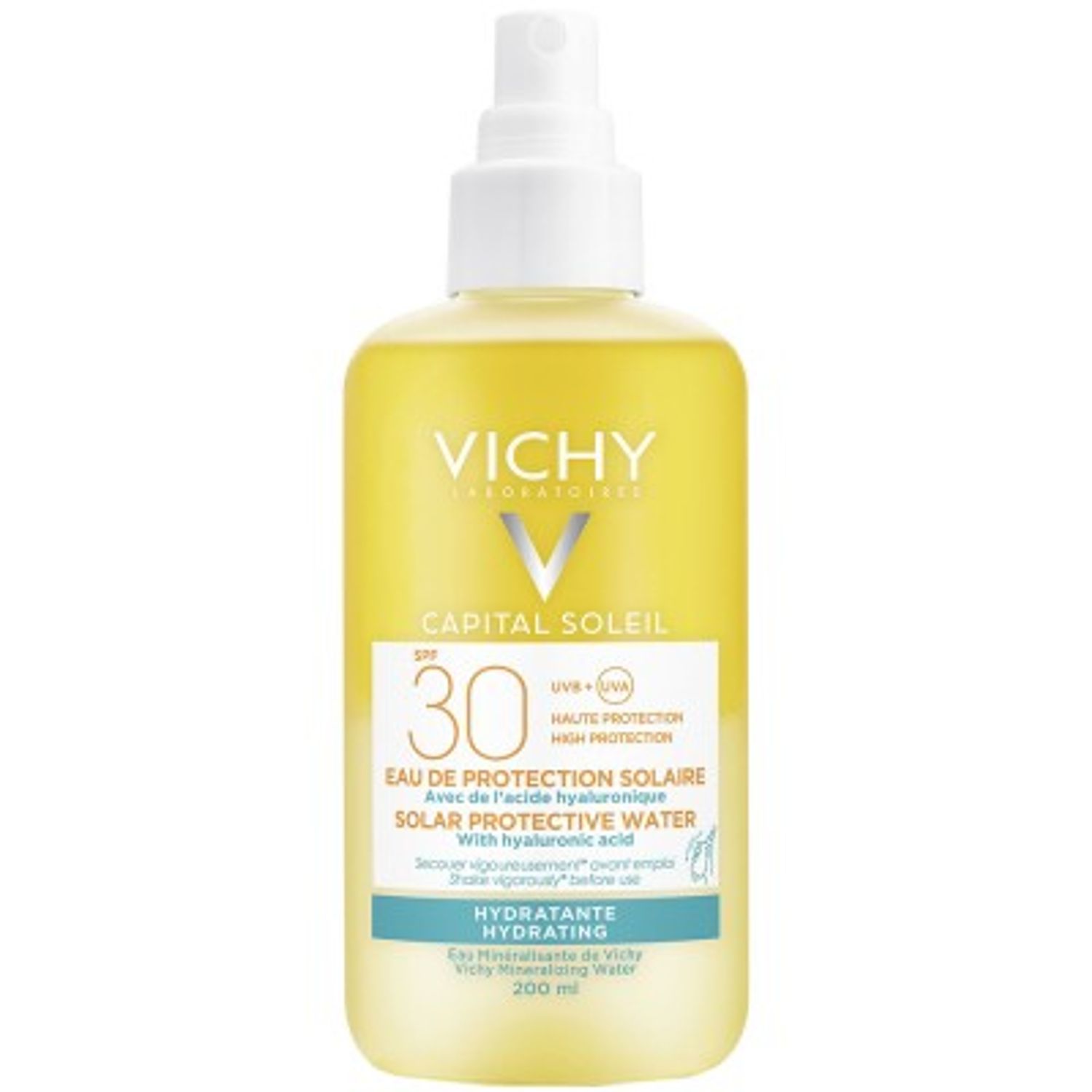 Ideal Soleil Solar Protective Water Hydrating Vichy 200 ml fotografia produsului