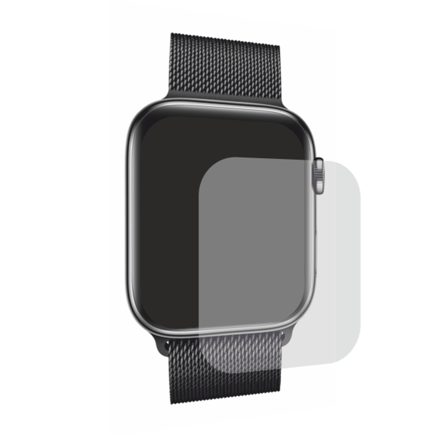 Folie protectie display, pentru Smartwatch Apple Watch SE, din silicon fotografia produsului View 2 L
