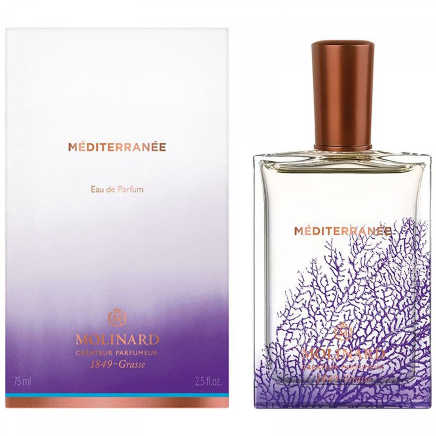 Apă de parfum Mediterranee, Molinard, 75ml фото продукта