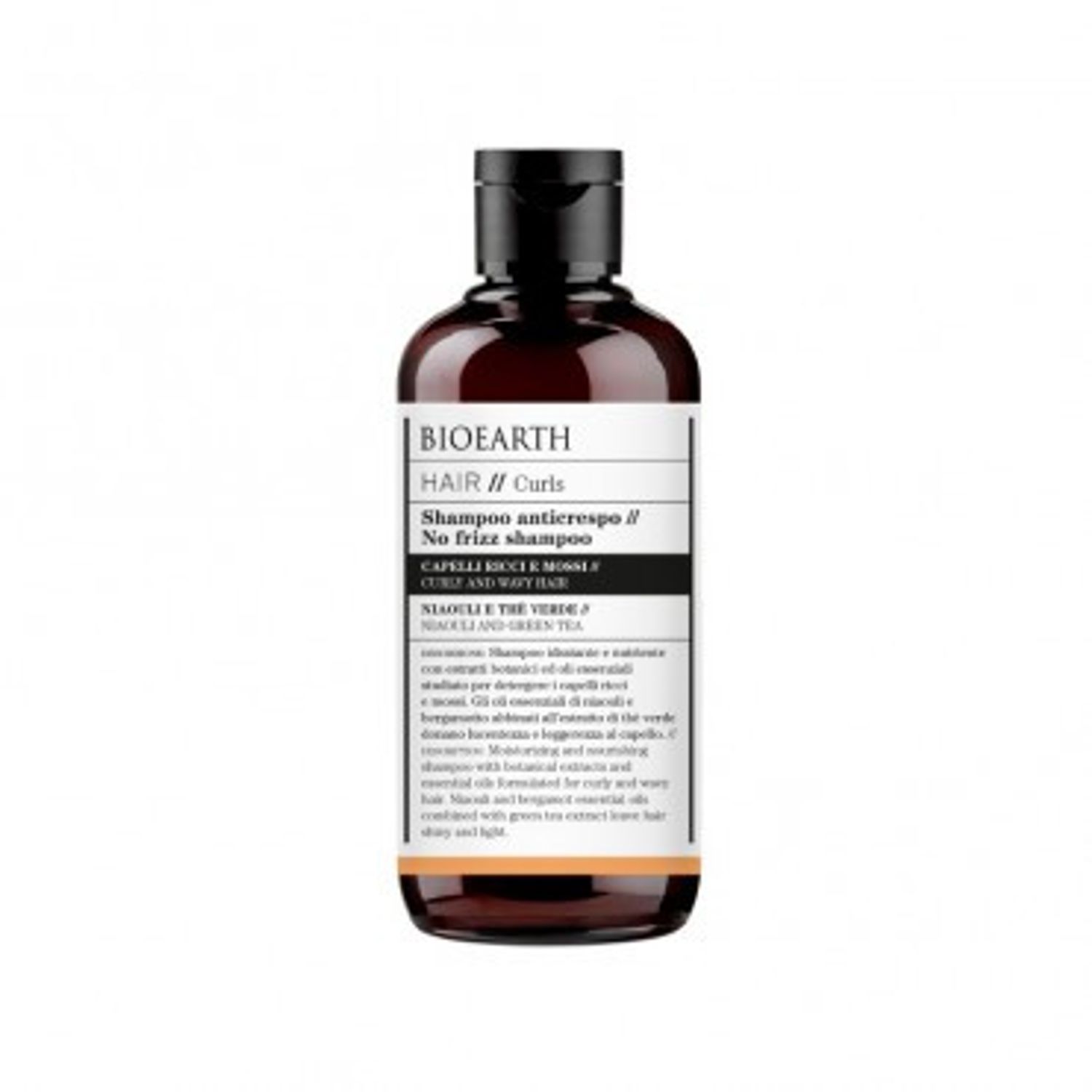 Sampon par ondulat, cret cu ceai verde, 250ml - Hair Bioearth fotografia produsului