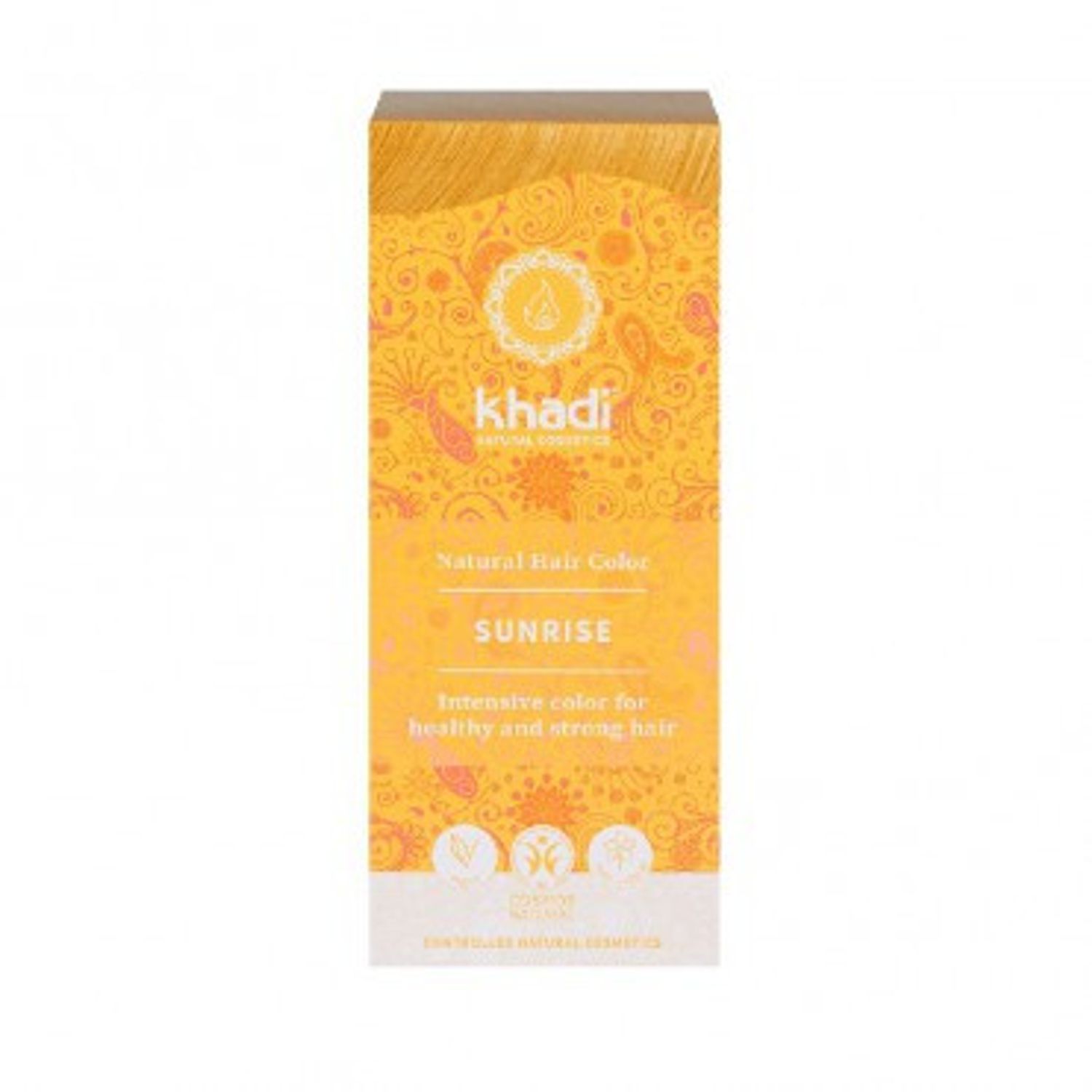 Vopsea de par naturala Blond Sunrise - Khadi fotografia produsului