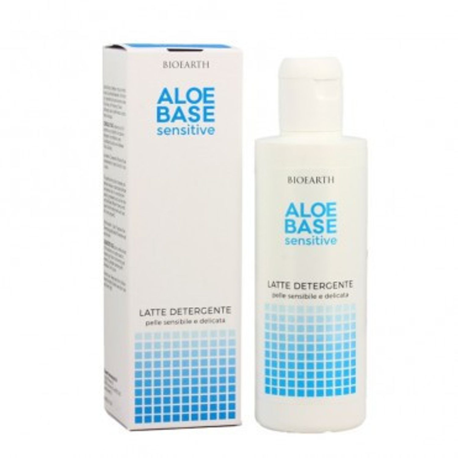 Lapte demachiant ten sensibil Aloebase, 200ml - Bioearth fotografia produsului