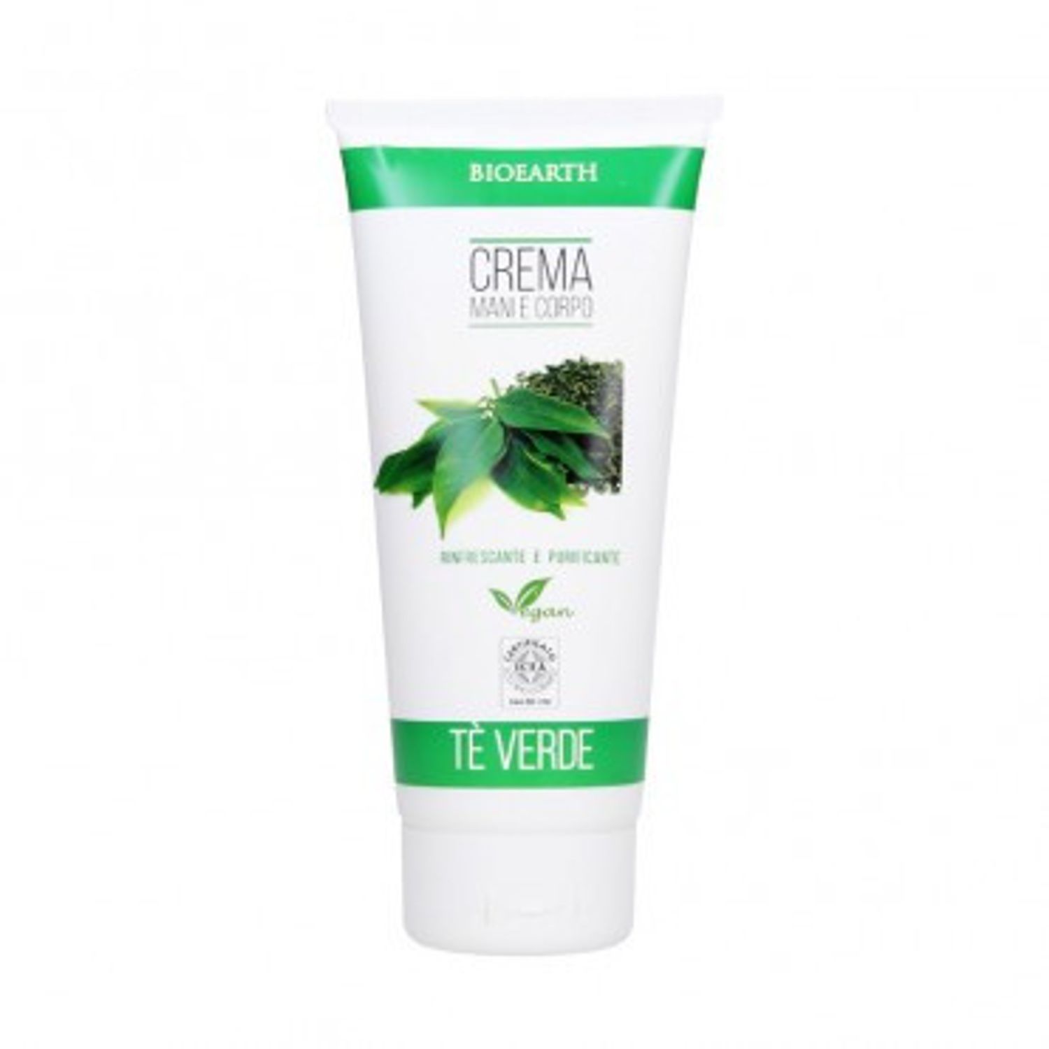 Crema corp si maini cu ceai verde, 200ml - Bioearth fotografia produsului