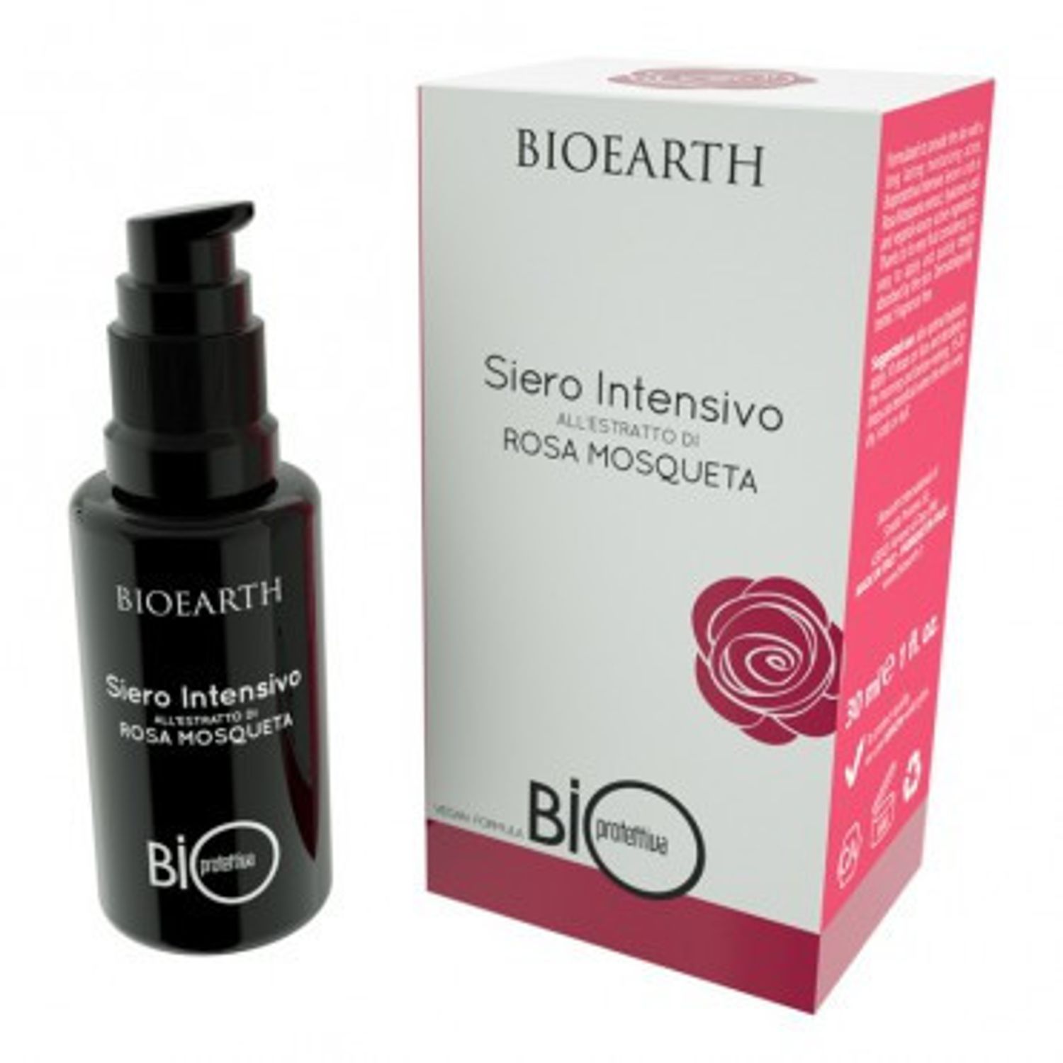 Ser intensiv bio cu rosa mosqueta Bioearth 30ml fotografia produsului
