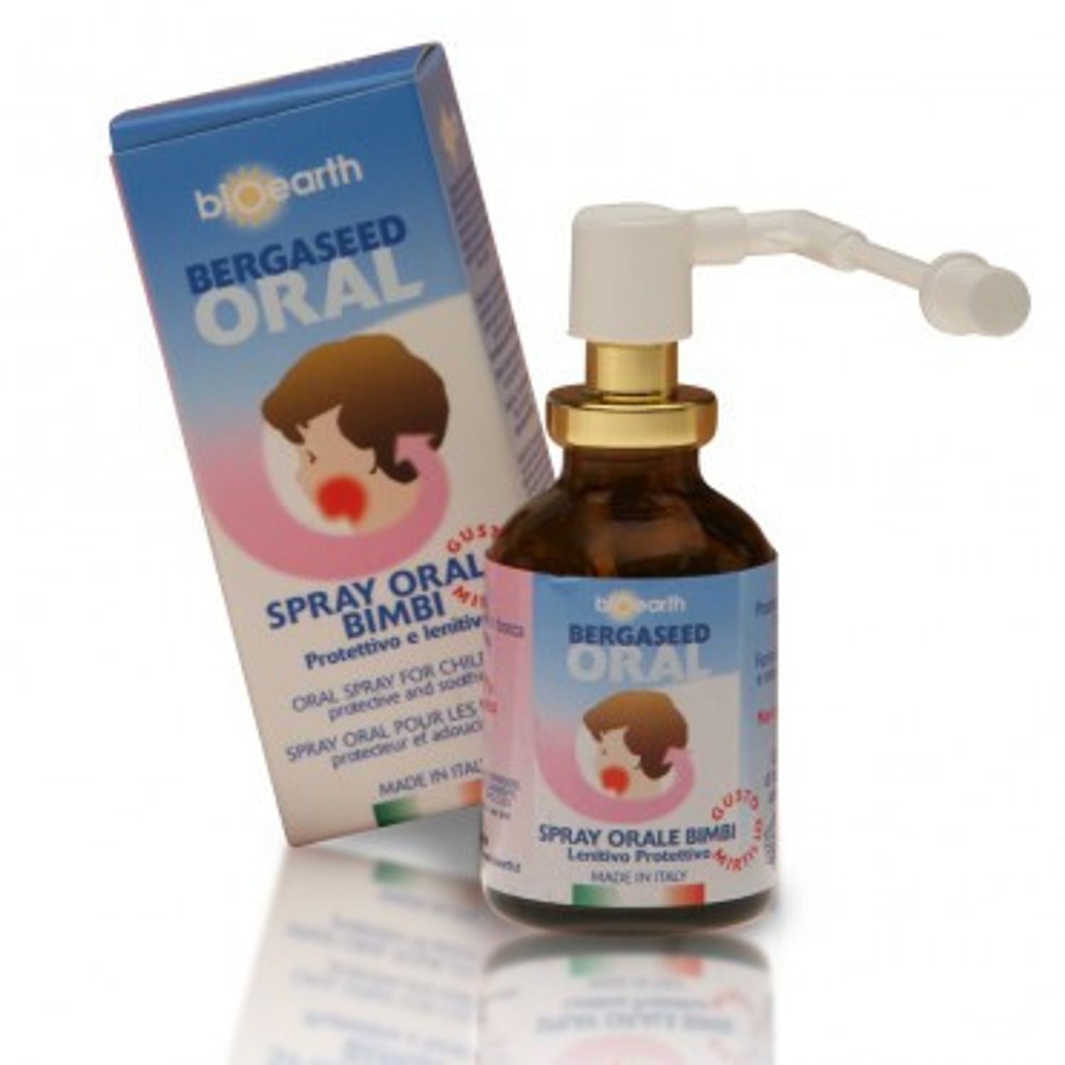 Spray oral pentru copii Bergaseed Bioearth 30ml fotografia produsului