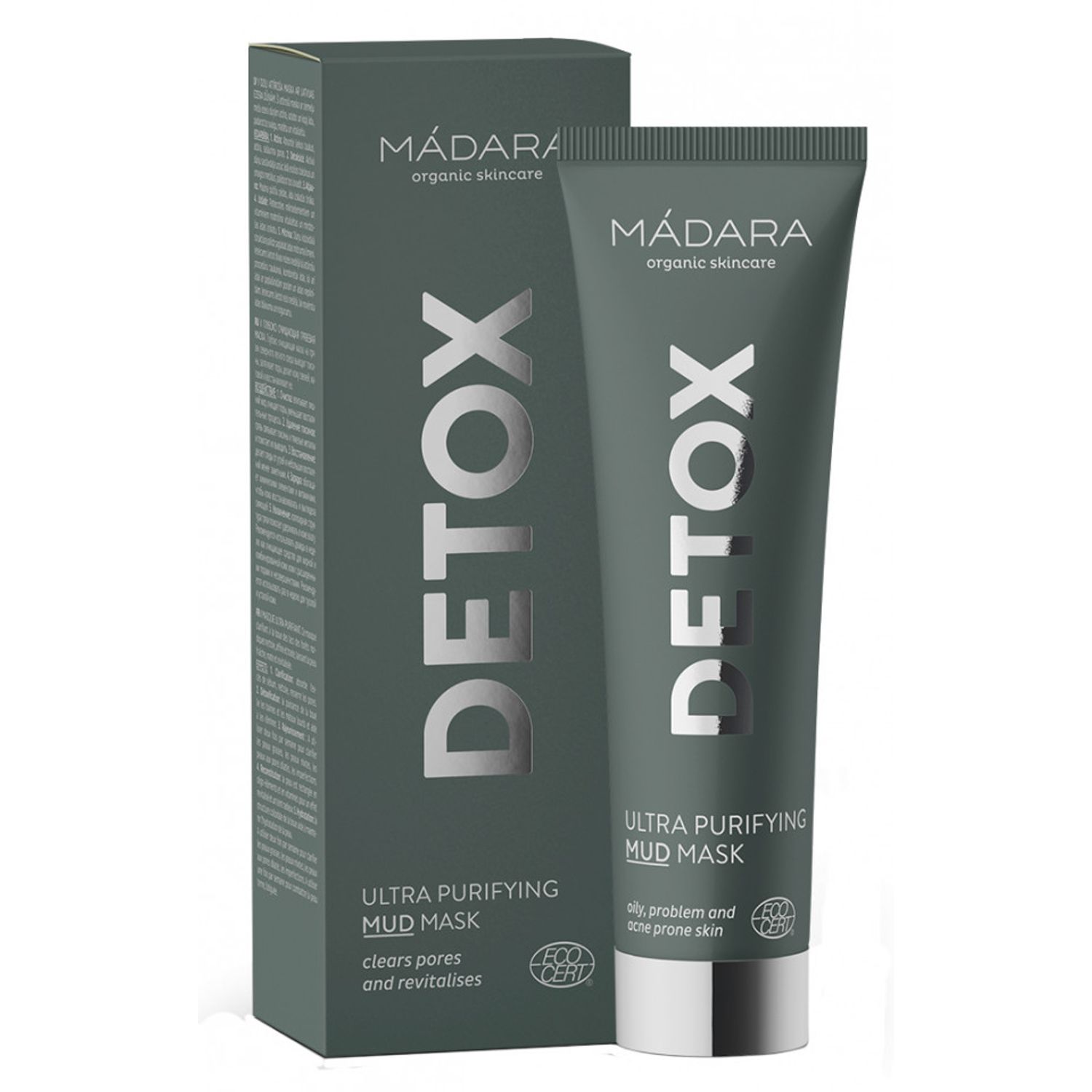 Madara DETOX - Mască ultra purificatoare 60ml fotografia produsului