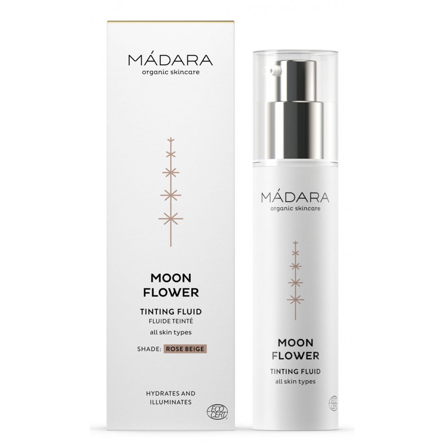Madara Moonflower fluid nuantator bio fotografia produsului