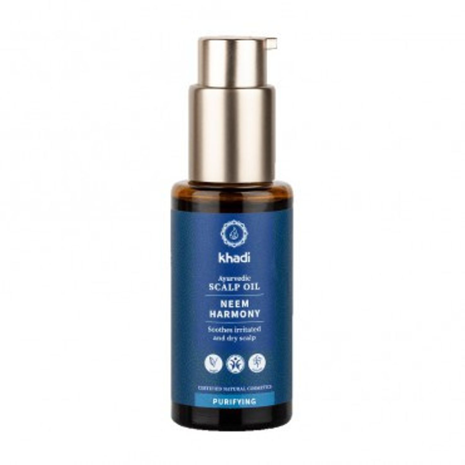 Ulei ayurvedic cu neem pentru scalp, 50ml - Khadi fotografia produsului