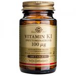 Vitamin K1 100mcg Solgar 100tablete fotografia produsului
