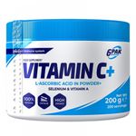 Vitamina C Plus pudra, 6Pak Nutrition, 200g fotografia produsului