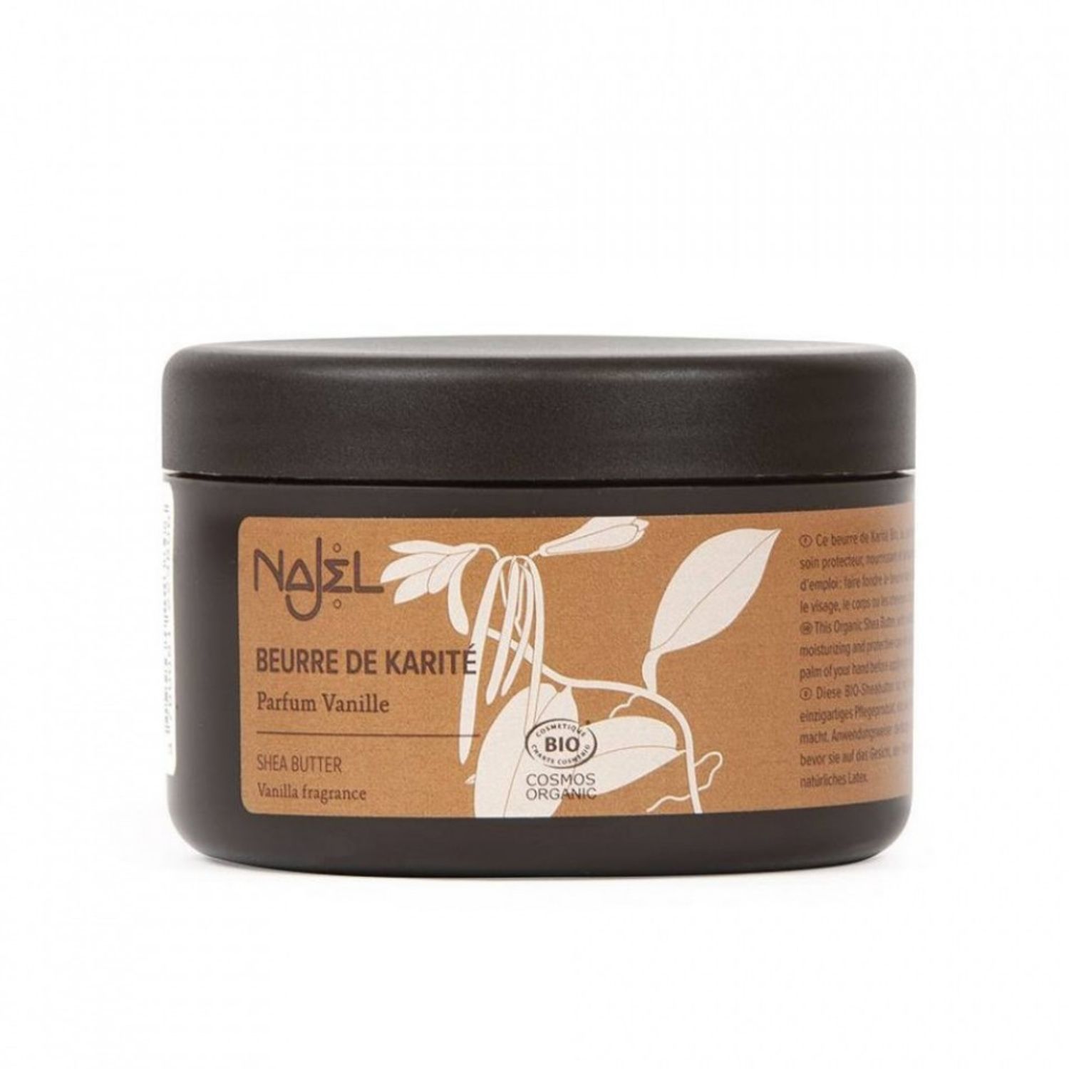Unt de shea bio cu vanilie Najel 150g fotografia produsului