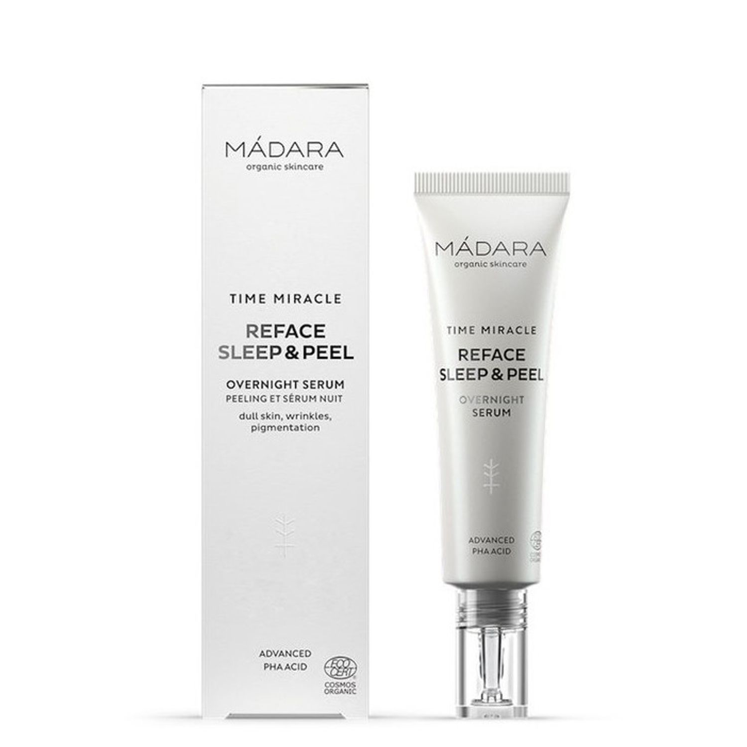 TIME MIRACLE Reface Sleep & Peel Serum Madara fotografia produsului