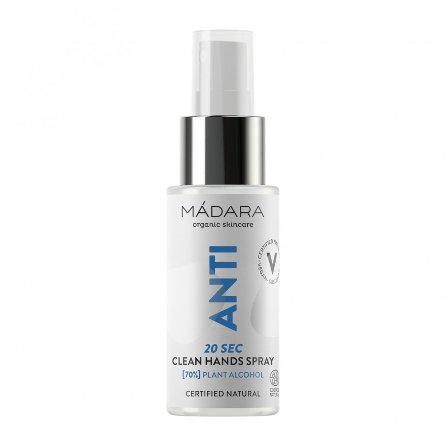 ANTI 20 SEC CLEAN HANDS Spray igienizant Madara 50ml fotografia produsului