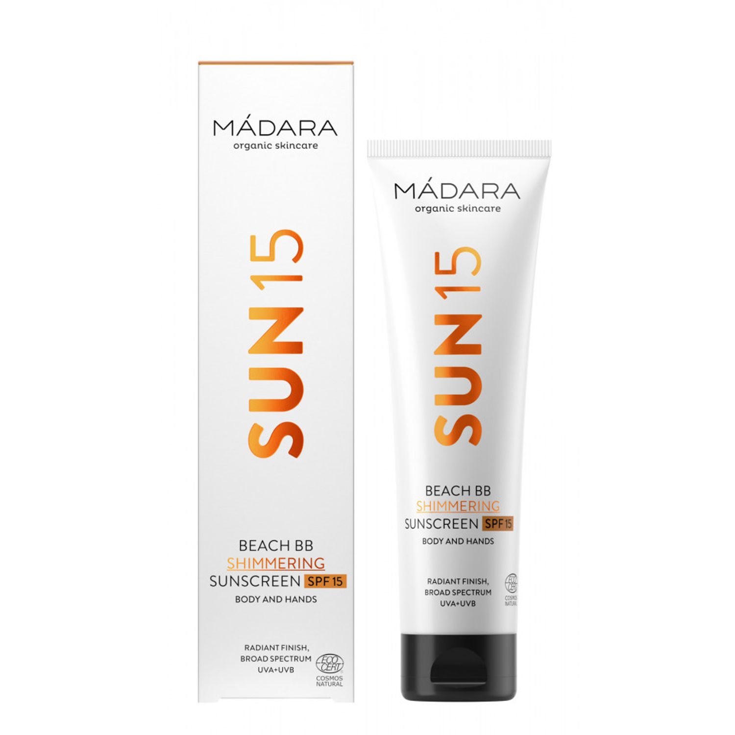 Beach BB Cremă de soare cu particule strălucitoare SPF 15 fotografia produsului