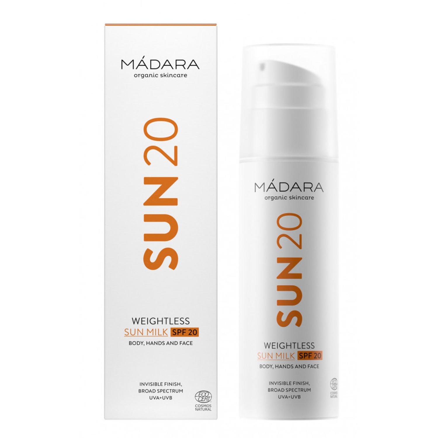 Lapte de soare delicat SPF 20 MADARA fotografia produsului