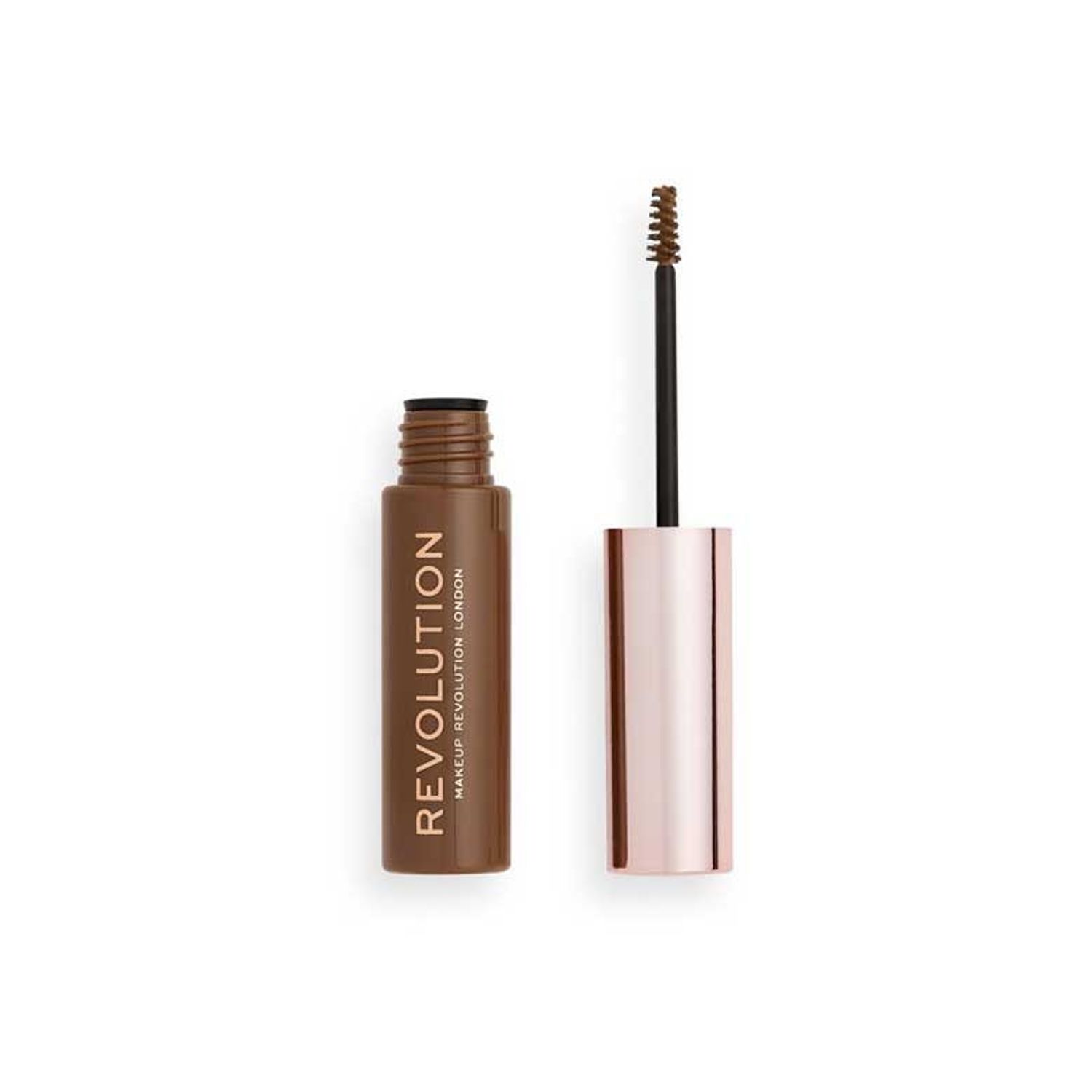 Gel pentru sprancene Brow Gel, Ash Brown, 6 ml, Makeup Revolution fotografia produsului