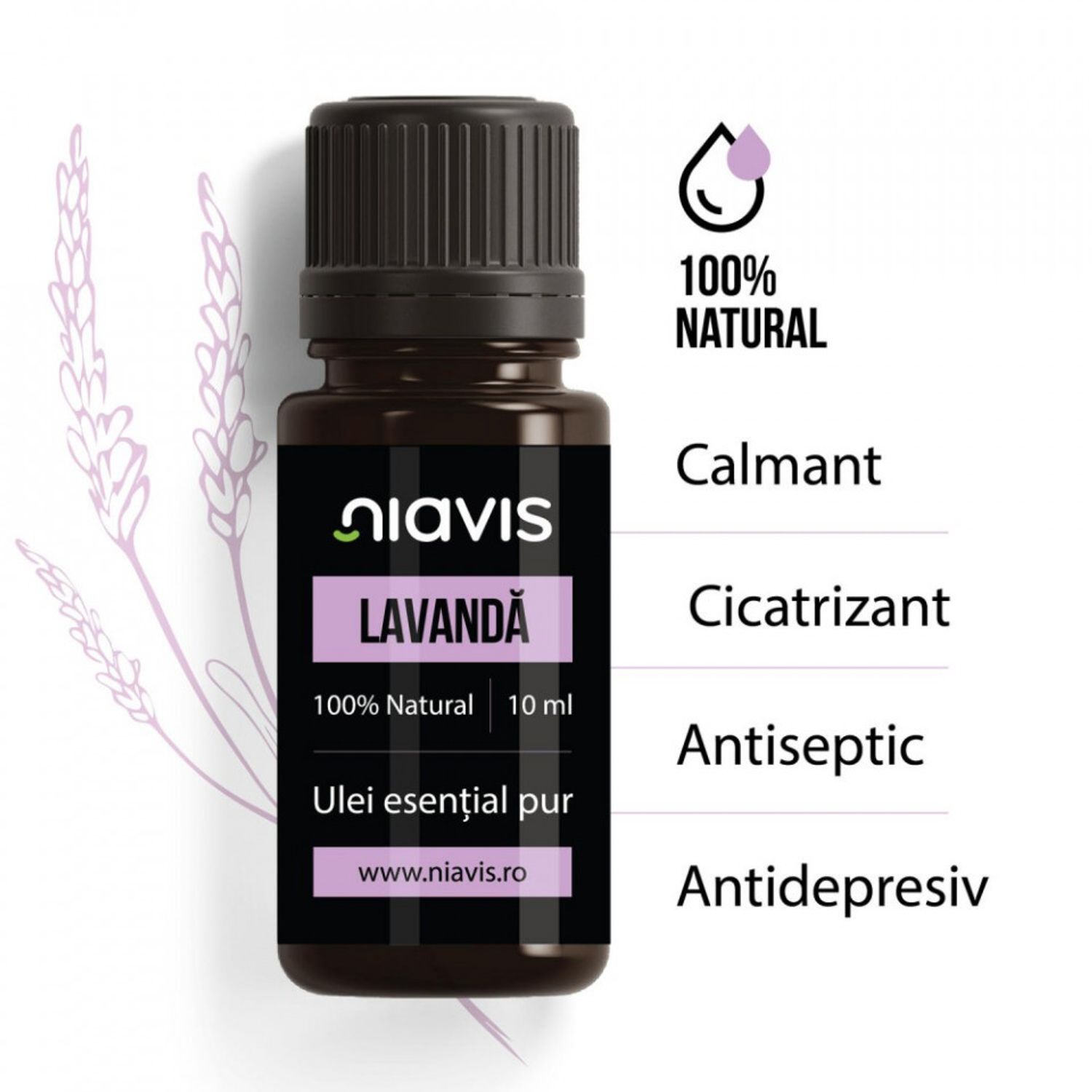 Niavis Ulei Esential de Lavanda 10ml fotografia produsului