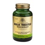 Silimarina, Milk Thistle Herb Extract 60cps, Solgar fotografia produsului