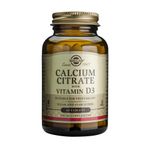 CALCIUM CITRATE 250mg cu D3 60 tablete, Solgar fotografia produsului