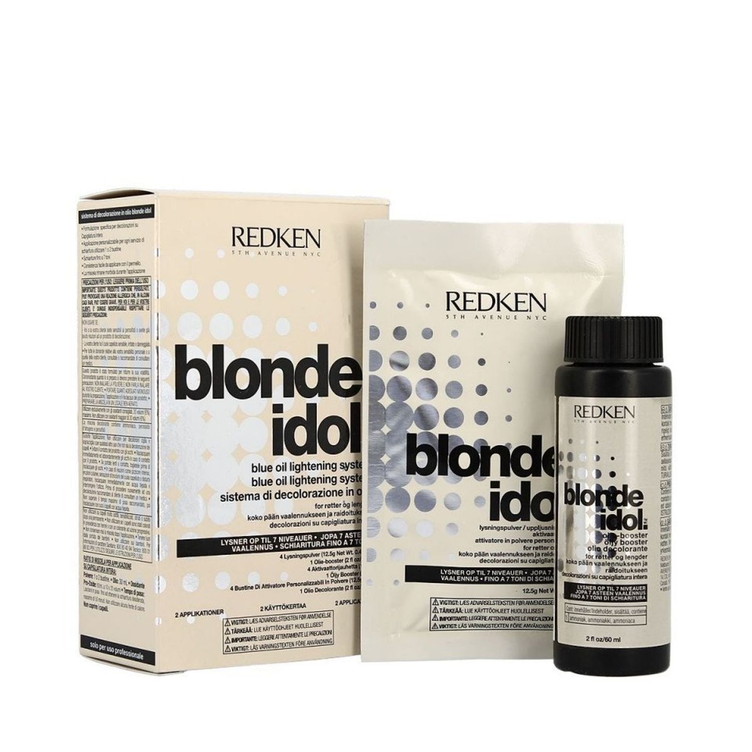 Set Redken Blonde Idol Blue Oil Lightening System fotografia produsului View 2 L