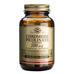 Crom picolinat, Chromium Picolinate 200ug, 90 veg caps, Solgar fotografia produsului