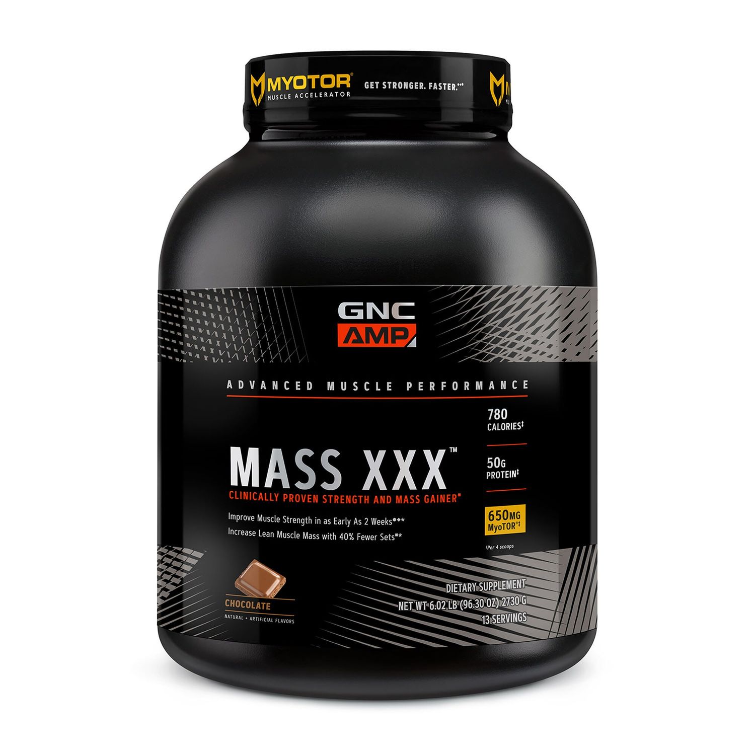 GNC AMP Mass XXX&trade;, Gainer Proteic cu Aroma de Ciocolata, 2730 g fotografia produsului