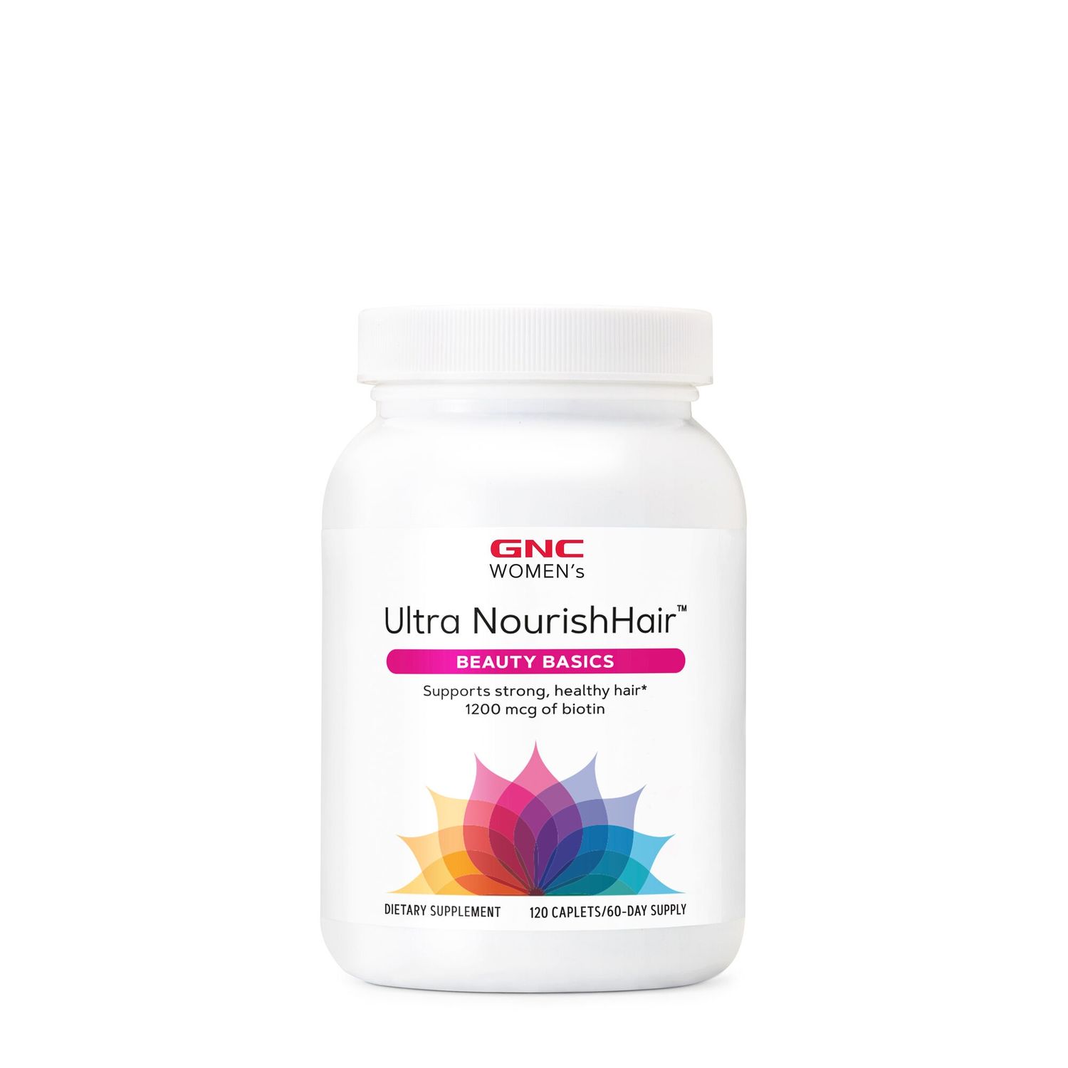 GNC Women's Ultra NourishHair™, Complex de Multivitamine pentru Sanatatea Parului, 120 tb fotografia produsului